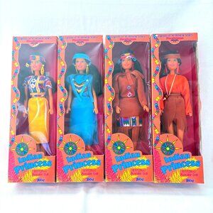 Vintage Totsy Indian Princess Legends of Yesteryear Series Pocohontas 4‎ Dolls